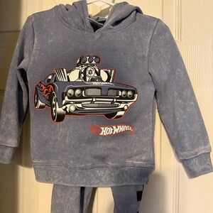Hot Wheels Kids' Blue Hooded Matching Set